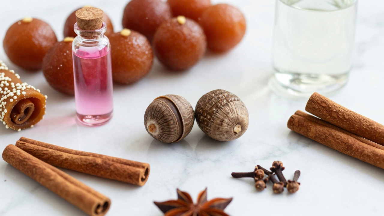 Assortment of Indian sweet spices and flavorings